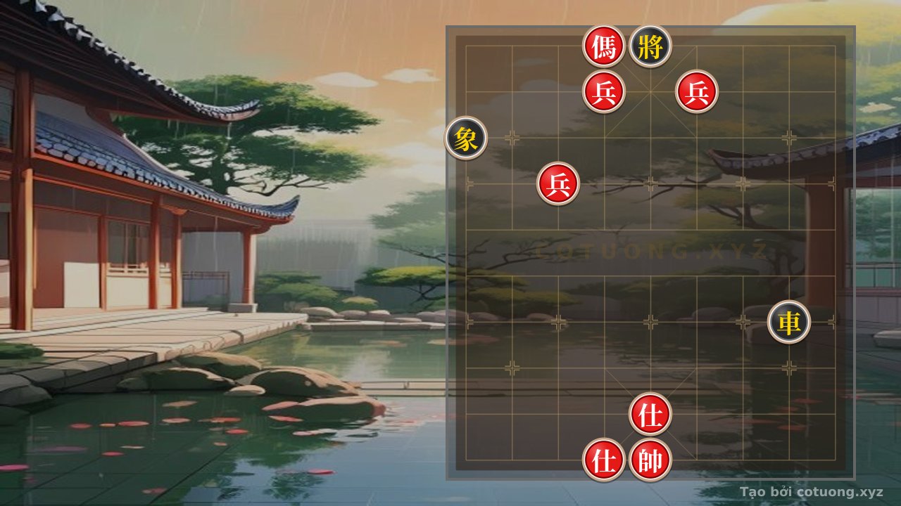 Thế cờ: The 'Red Horse on 6th Rank' Winning Strategy - The Deadly Trap of the Black Chariot — Cờ Tướng Online
