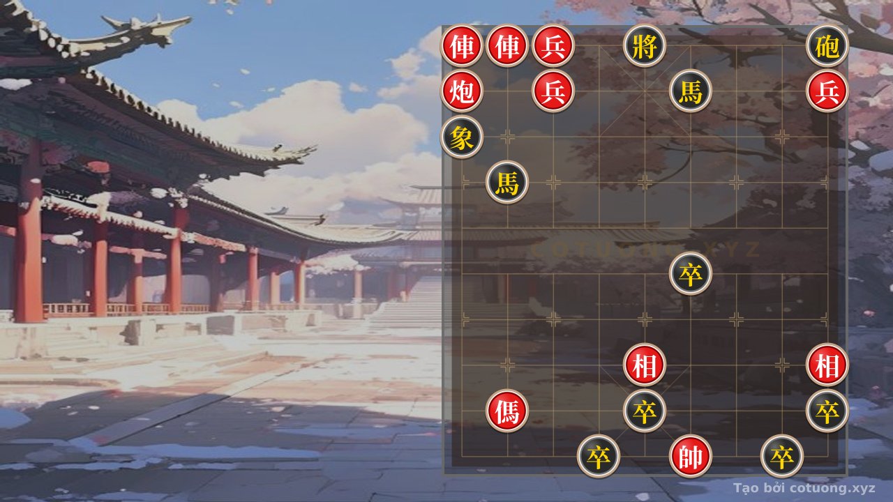 Thế cờ: Red Rook's Victory: Mastering the 'Double Rook Dynamic Leg' Strategy in Xiangqi — Cờ Tướng Online