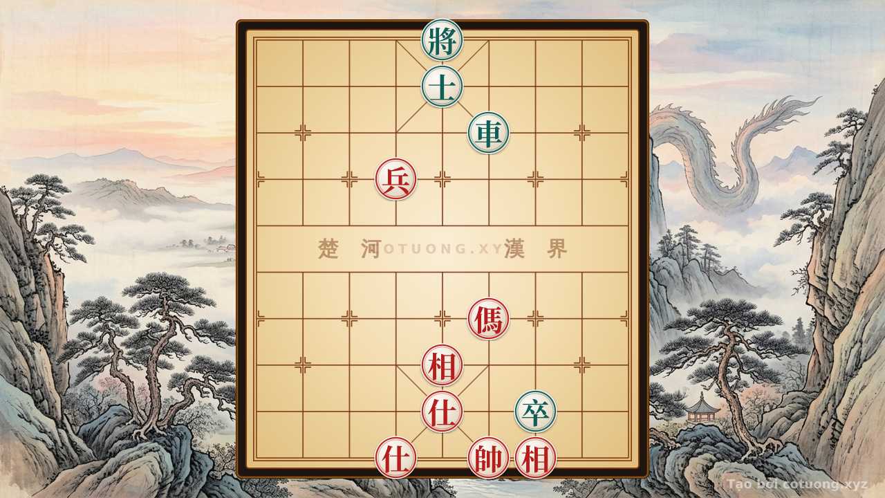 Thế cờ: Xiangqi Masterpiece: Red Attacks, Black Defends - Lessons from an Ancient Battle — Cờ Tướng Online