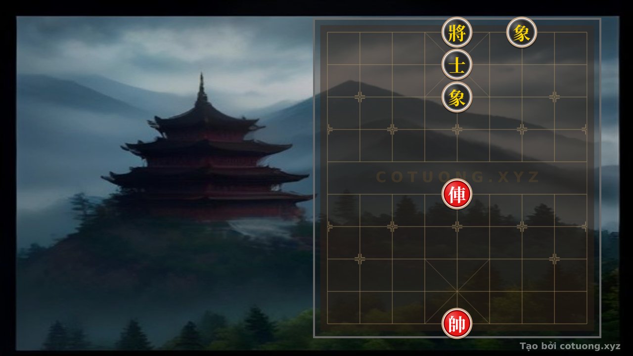 Thế cờ: Red Chariot Charges Straight, Black General Must Choose: Attack or Counterattack? — Cờ Tướng Online