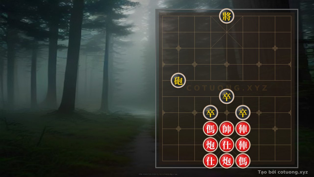 Thế cờ: Xiangqi: Red Horses Surrounding the Black Pawn - The Thrilling 'Empty Cannon' Strategy — Cờ Tướng Online