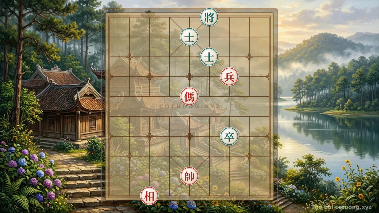 Thế cờ: Red General: The Strategic Sudden Attack from Elephant File 7 — Cờ Tướng Online