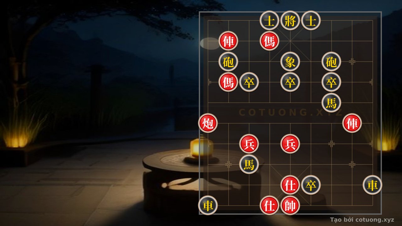 Thế cờ: The 'Iron Sword Black Panther' Xiangqi Formation - Tactical Guide for Beginners — Cờ Tướng Online