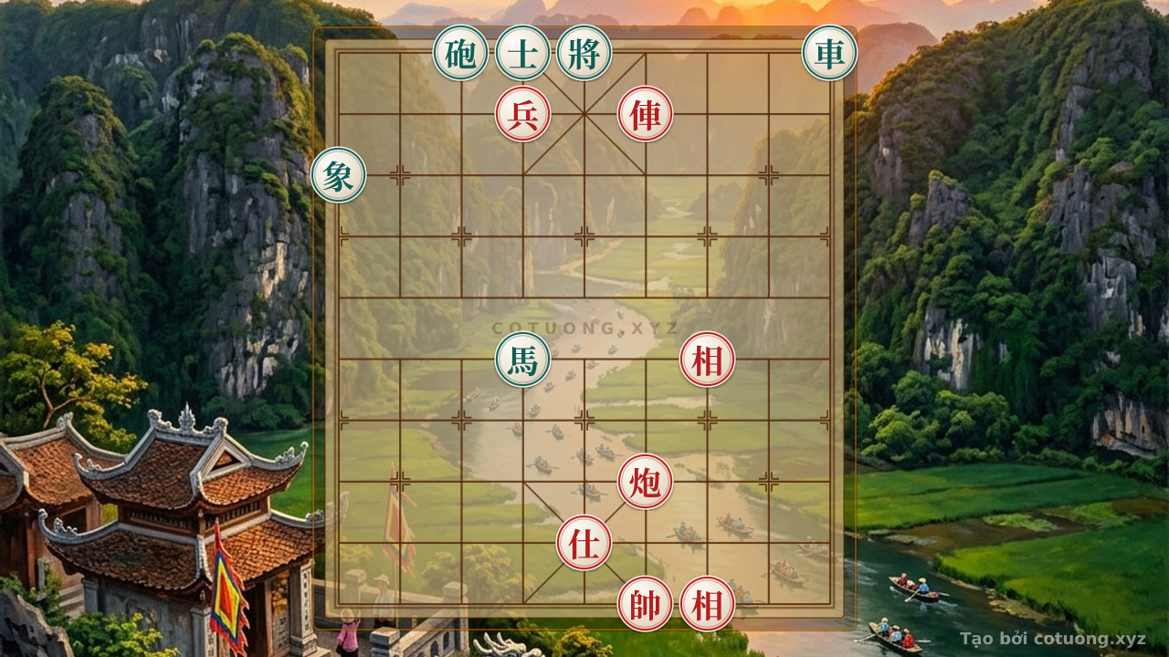 Thế cờ: Red Cannon on File 4, Rank 3: The Extreme 'Killing Move' Strategy in Xiangqi — Cờ Tướng Online