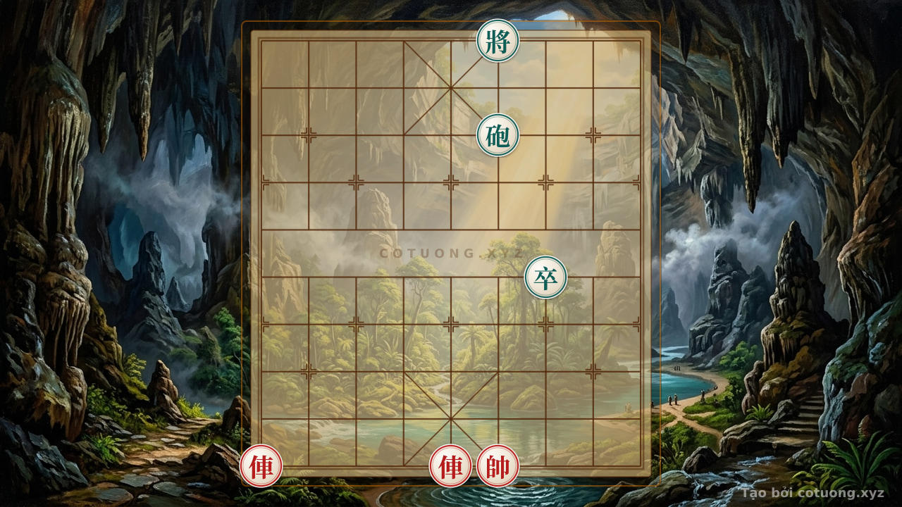 Thế cờ: Xiangqi: The Red Chariot vs. Black Pawn - Forced Maneuver — Cờ Tướng Online