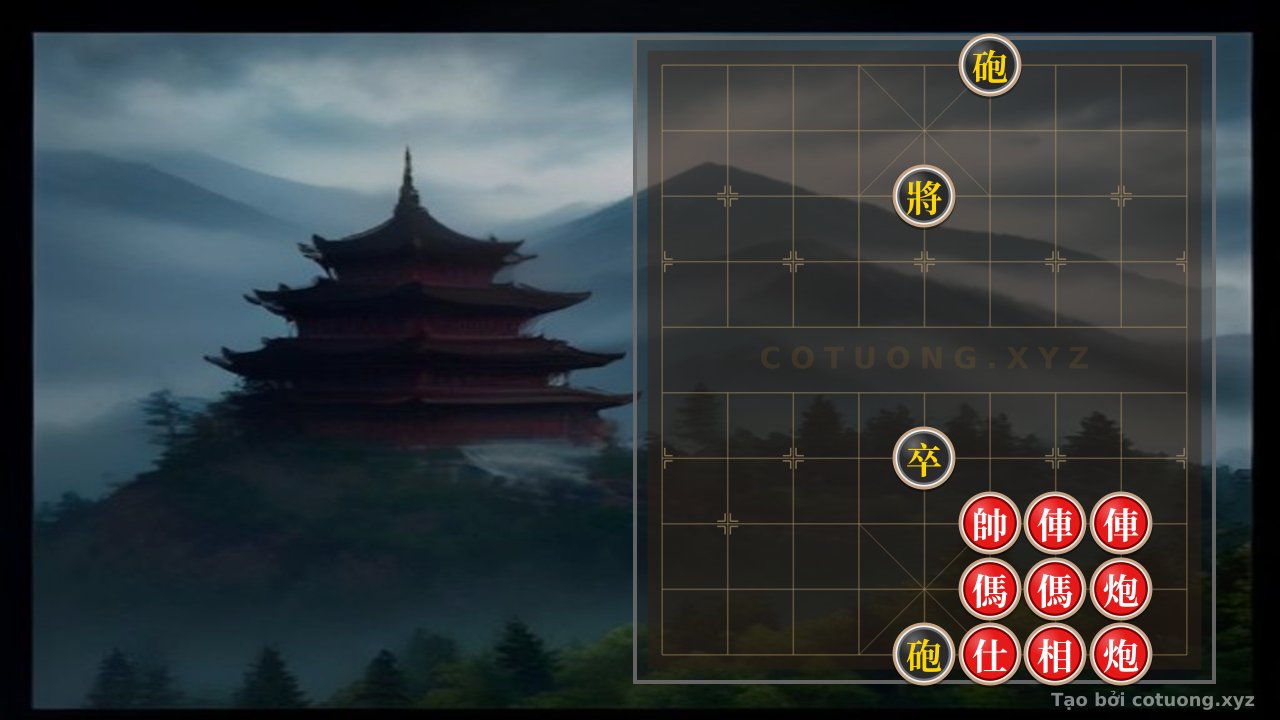 Thế cờ: 36 Counterattack: Red Cannon Breaks Black with Twin Horses - Xiangqi Strategy Online — Cờ Tướng Online