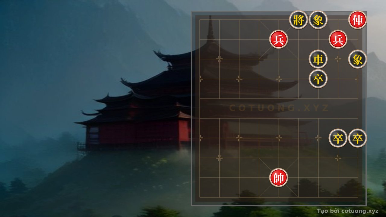 Thế cờ: Red Rook's Victory: The Tale of the Lone Rook on the Chessboard — Cờ Tướng Online