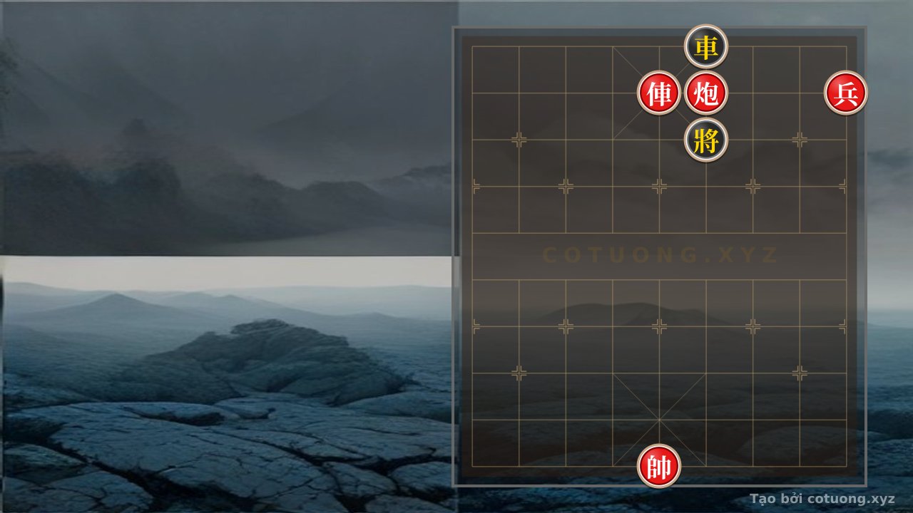Thế cờ: Red General's Strategy: Activate Defense, Wait for Counterattack Opportunity — Cờ Tướng Online