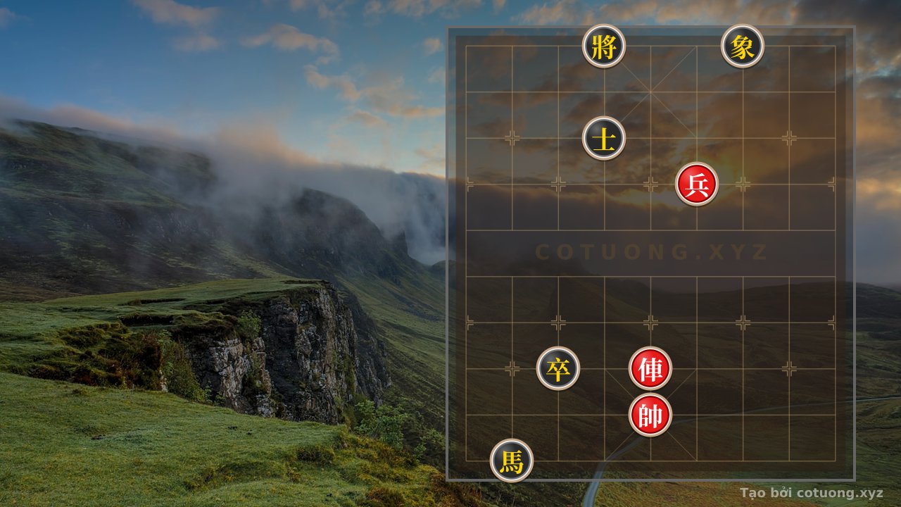 Thế cờ: A Brilliant Counterattack Method: Solving the Black's Threat in a Level 1 Xiangqi Formation — Cờ Tướng Online