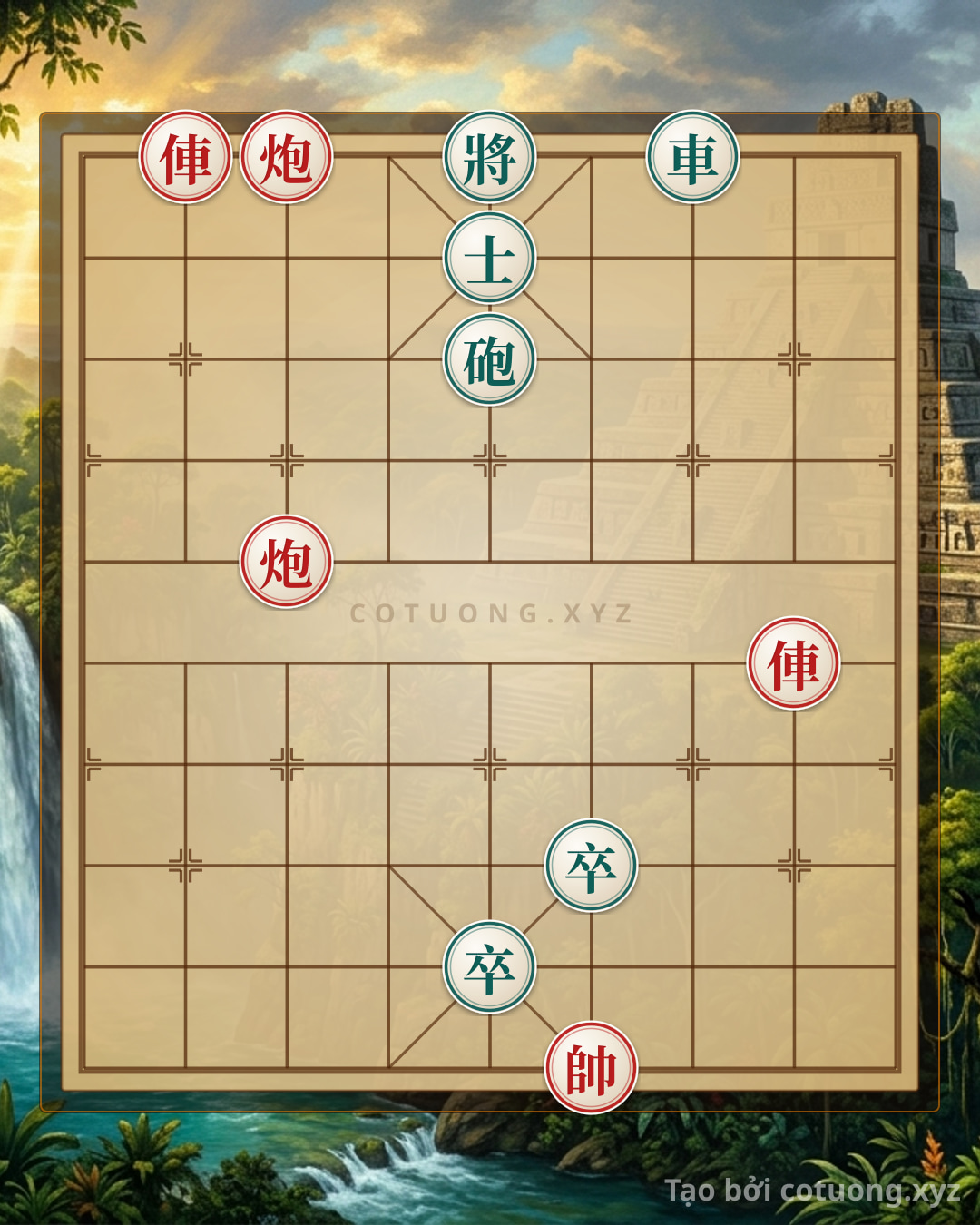 Challenge: Xiangqi: Red Chariot Attacks File 8, Black Cannon Trapped - Brutal Endgame Position 1/10 - Can you solve it?
