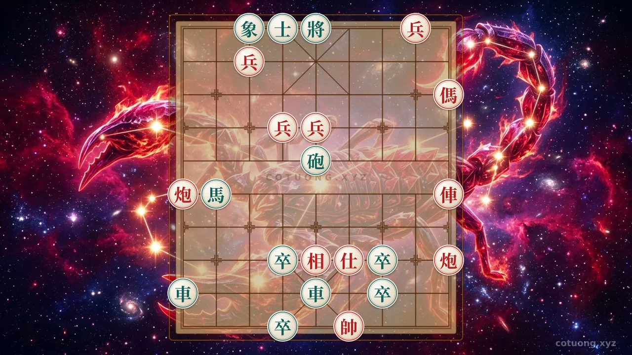 Thử Thách: Hướng dẫn giải thế cờ tướng cơ bản: Phòng thủ kiên cường với quân Đen - Bạn có thể giải được?