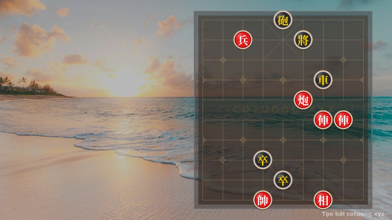 Thế cờ: Red General's Position: Red Cannon on File 5 Blocked - Winning Strategy from a Weak Point — Cờ Tướng Online