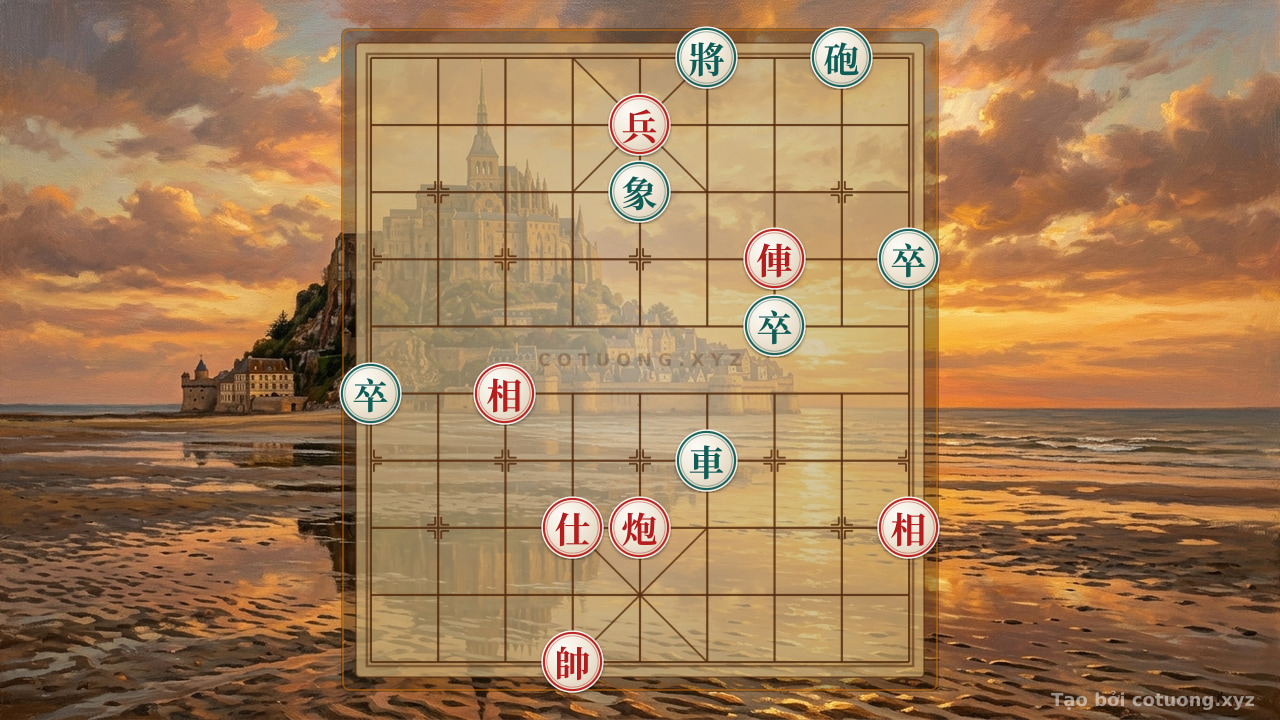 Thế cờ: Xiangqi: Red's Strategic Victory Over Black in the Double Rook Crossroads — Cờ Tướng Online
