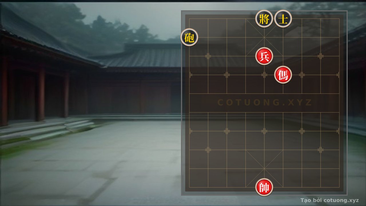 Thế cờ: Red-Black Chessboard: Win in 3 Moves - Cannon Trap and Pawn Strike — Cờ Tướng Online