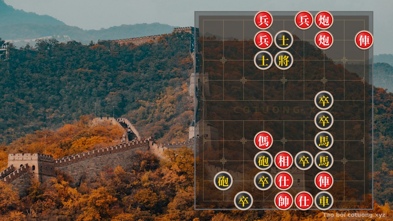 Thế cờ: Red General Opening: The Deadly Strategy from the Double Horse Formation — Cờ Tướng Online