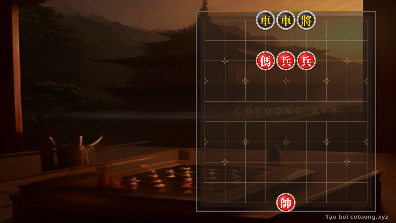Thế cờ: Xiangqi Position: Black Rooks on File 4 and 5, Red's Horse on 6-8: How Should Red Respond? — Cờ Tướng Online