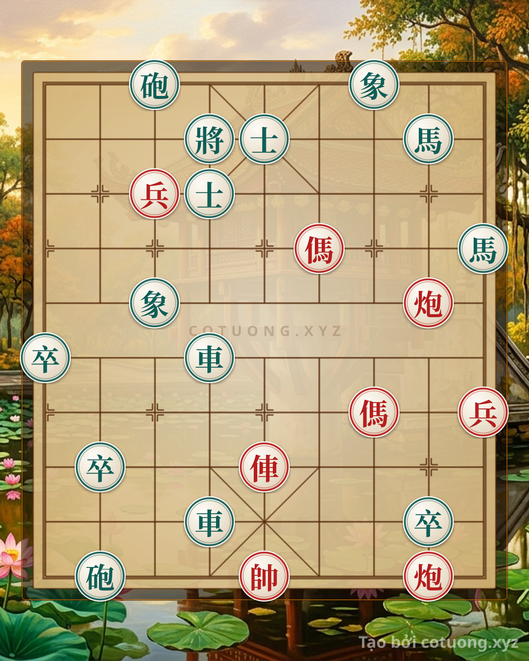 Challenge: Xiangqi: Red Cannon's Onslaught - Fire Empty Square Tactics - Can you solve it?