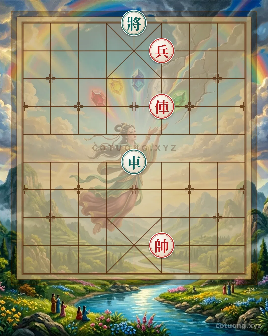 Challenge: Red Rook and Red Pawn: The Rhythmic Symphony of Xiangqi - Can you solve it?