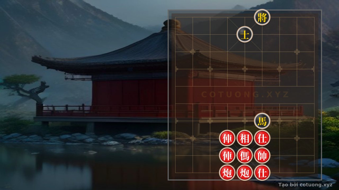 Thế cờ: Xiangqi: Red Wins in the Classic Double Horse Legs Opening — Cờ Tướng Online