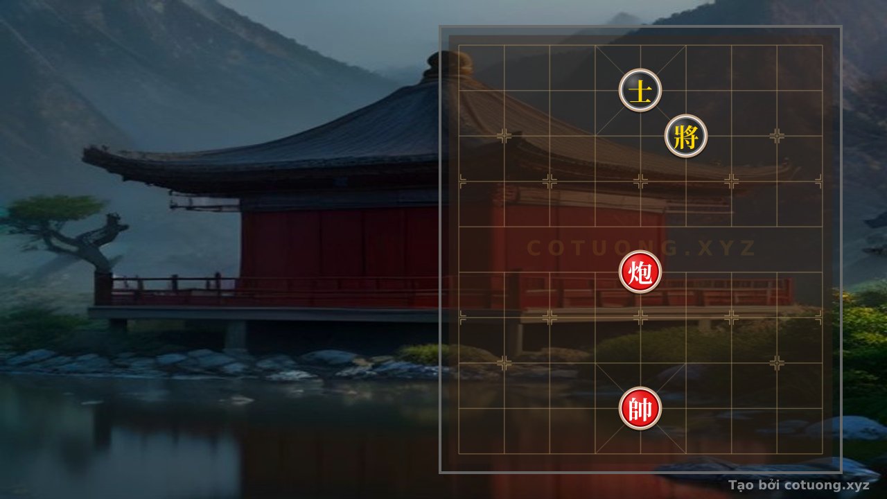 Thế cờ: The Hidden Trick of the Cannon: A Classic Endgame That You Can't Afford to Miss! — Cờ Tướng Online
