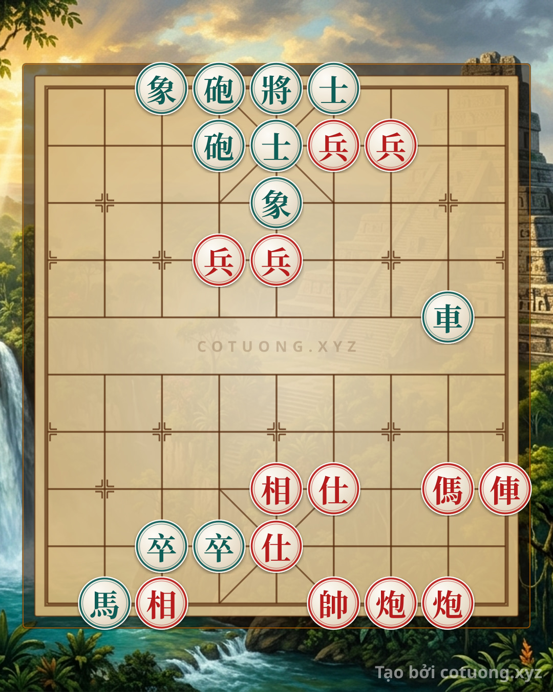 Challenge: The Ultimate Guide to Solving the Classic Endgame: Rook 2Cannons Horse 4Pawns vs. Rook 2Cannons Horse 2Pawns - Survival Tactics in a Hair's Breadth! - Can you solve it?