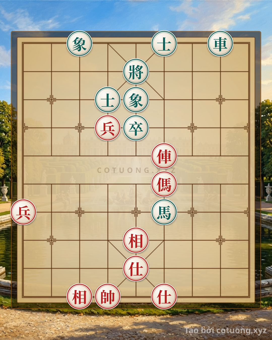 Thế cờ: Black General: Defensive Tactics for Victory — Cờ Tướng Online