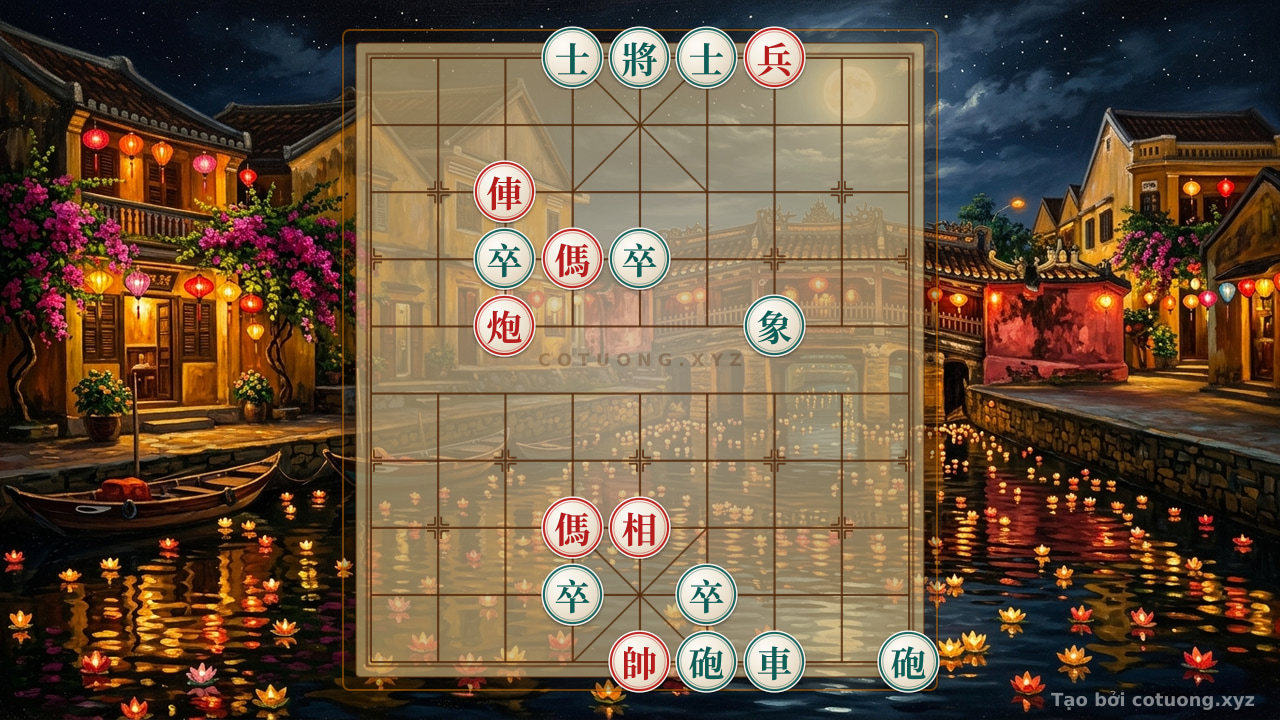 Thế cờ: Red General vs. Black Advisor: The 'Horse Retreat - Chariot Rush' Strategy Wins Big — Cờ Tướng Online