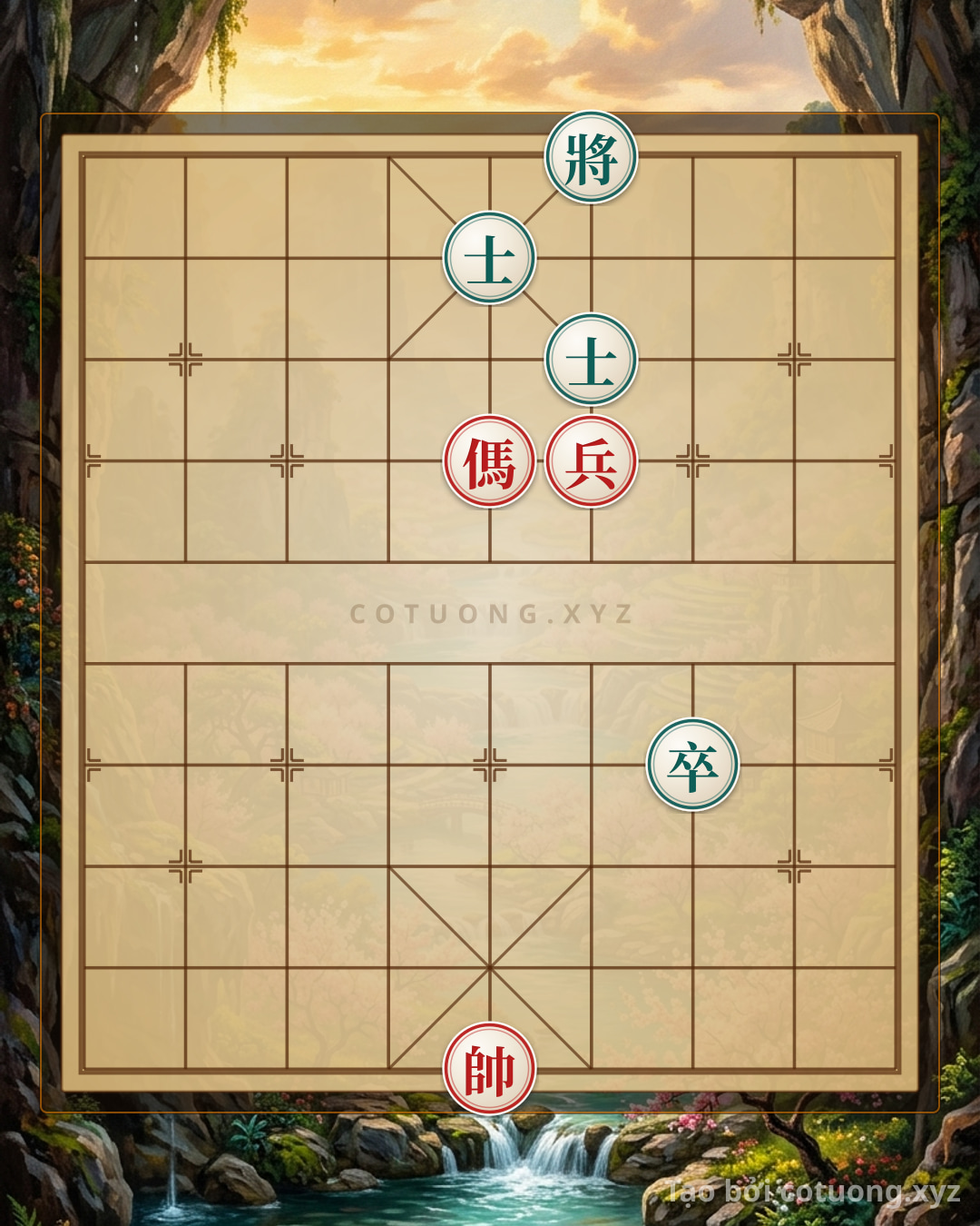 Challenge: Red General: The Strategy of Capturing the Black Advisor in the 'Killing Formation' - Can you solve it?