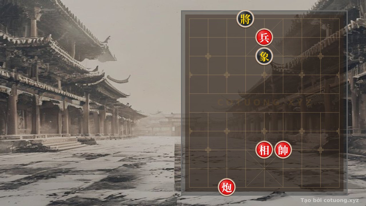 Thế cờ: Red Cannon Empty - Hidden Chess Tactics: Evaluating Red and Black Strategies in the Critical Battle — Cờ Tướng Online