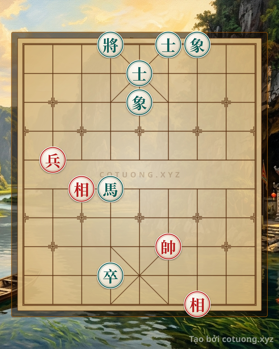 Challenge: Xiangqi Mastery: 2-Pawn vs. Horse-Pawn with 2-Advisors 2-Elephants - A Surprising Breakthrough Tactic - Can you solve it?