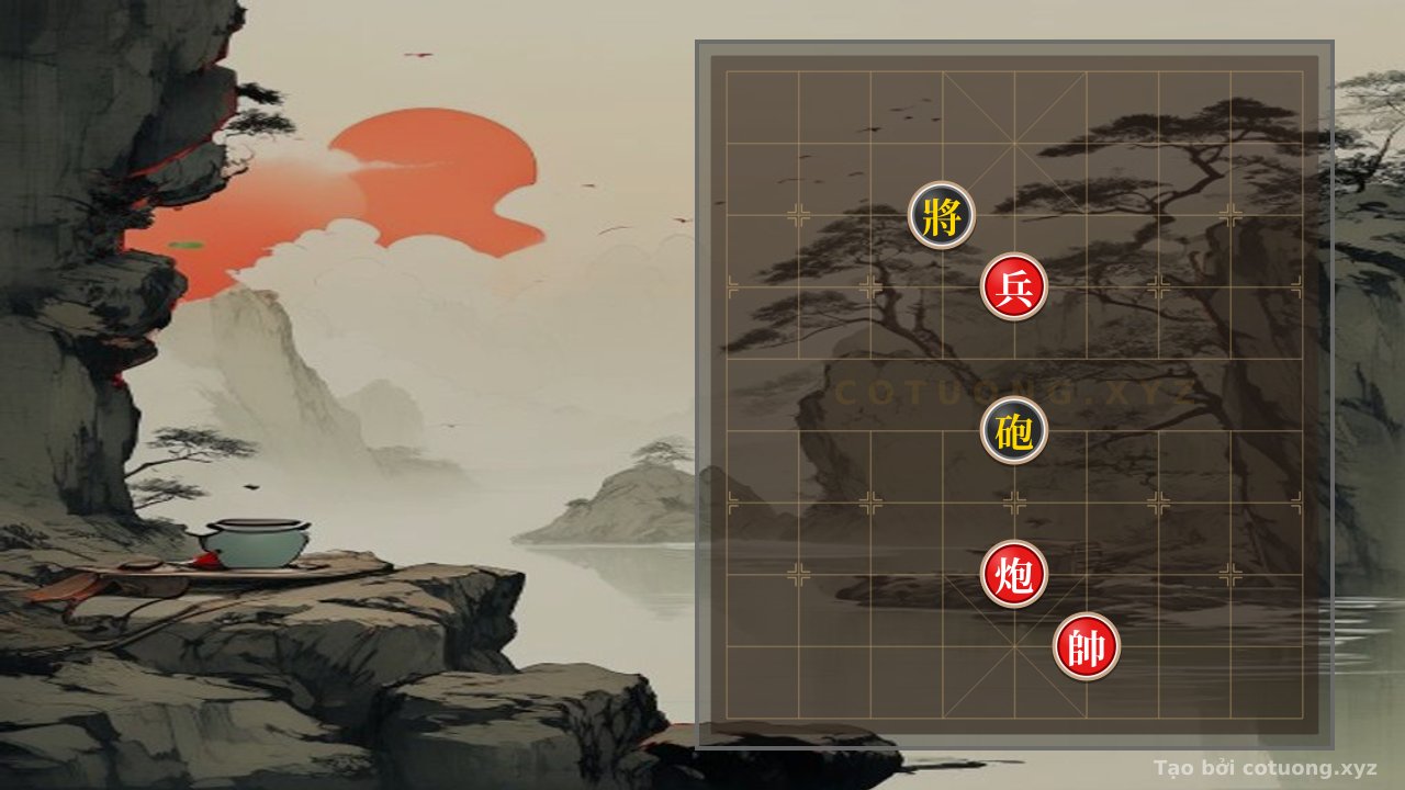 Thế cờ: Xiangqi: Red Cannon Retreats from File 5 Rank 4 - Strategy and Moves — Cờ Tướng Online