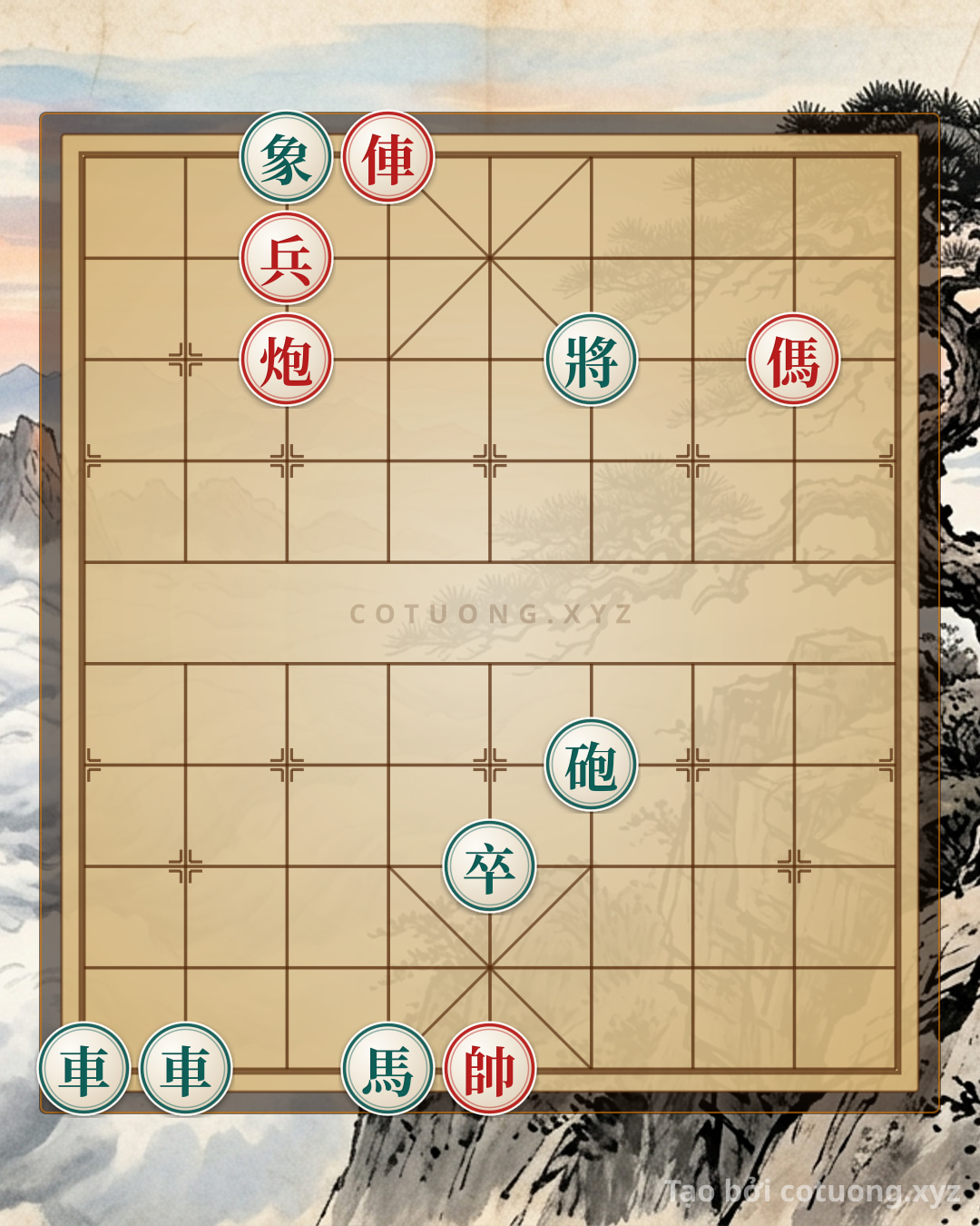 Challenge: Red General: The Rook's Lonely Stand on File 10, Cannon Under Siege – The Divine Trap is Set - Can you solve it?