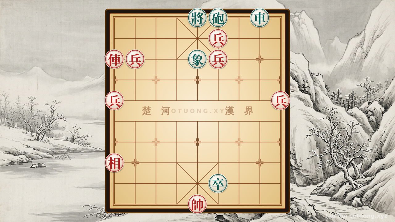 Thế cờ: Cannon's Straight Attack: Victory or Counterattack? - Analysis of a Brutal Endgame — Cờ Tướng Online