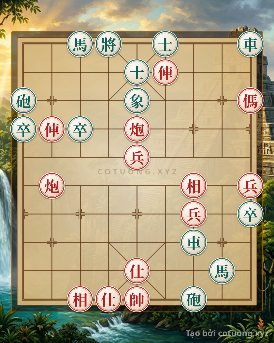 Challenge: Xiangqi (Chinese Chess) #05d1: When the Red Chariot Meets the Black Horse Pair – The Secret to Breaking the Icicle Fortress Battle - Can you solve it?