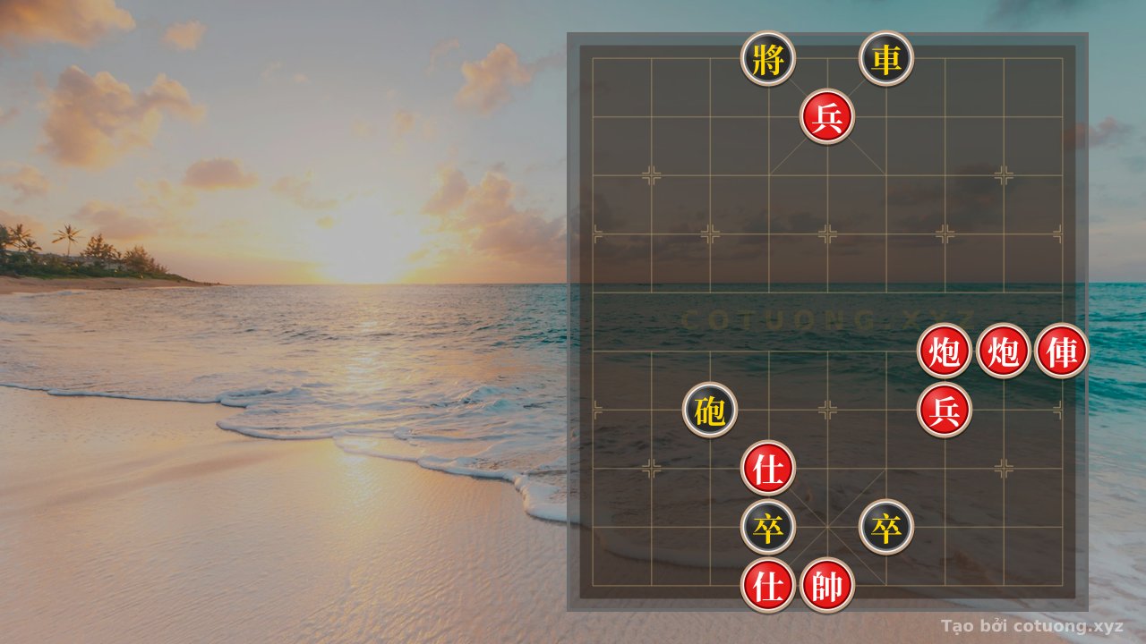 Thế cờ: Core Defense Tip: The Black Chariot and Empty Red Cannon in Xiangqi — Cờ Tướng Online