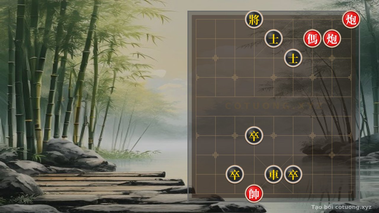 Thế cờ: Xiangqi Hidden Strategy: Red Cannon's Bold Opening, Black's Cautious Defense - What Trap Lies Ahead? — Cờ Tướng Online
