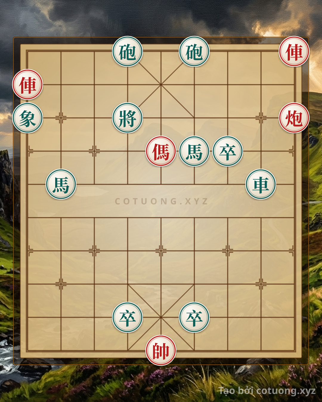 Challenge: Song Mã Đánh Pháo - Chiến Thuật Cờ Tướng Đỏ Thắng Lợi - Can you solve it?