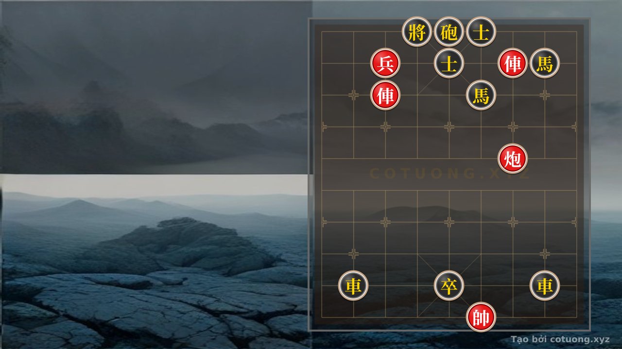 Thế cờ: Red General's Defense: Mastering Counterattacks from a Cramped Position — Cờ Tướng Online