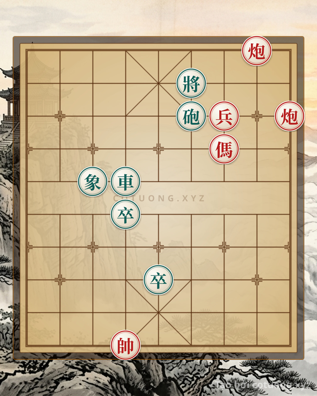 Challenge: Red Cannon on 2-10: Defensive Counterattack Artistry in Xiangqi - Can you solve it?