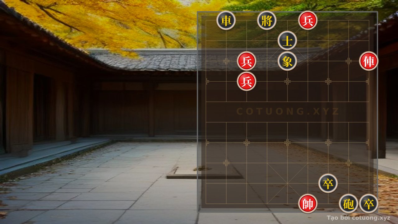 Thế cờ: Killing Techniques Revealed: Chariot vs. Three Pawns in a Showdown Against Chariot-Cannon-Two Pawns - Decoding the Ultimate Xiangqi Endgame — Cờ Tướng Online