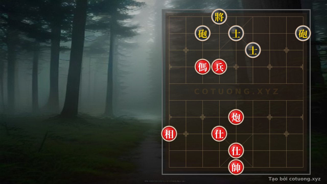 Thế cờ: Winning Strategy with Red General Xiangqi: 