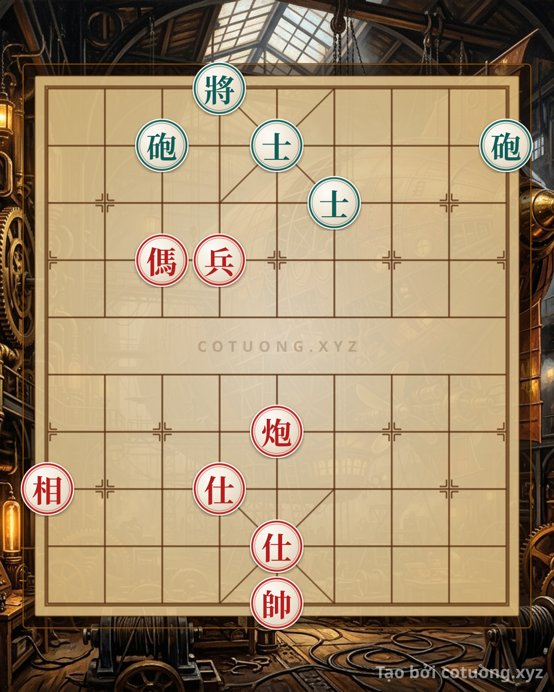 Challenge: Winning Strategy with Red General Xiangqi: 