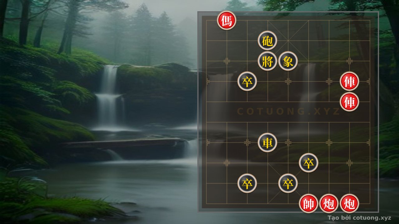 Thế cờ: Red General's Assault: The 'Red Horse on 8th Rank' Strategy Wins in 3 Moves — Cờ Tướng Online