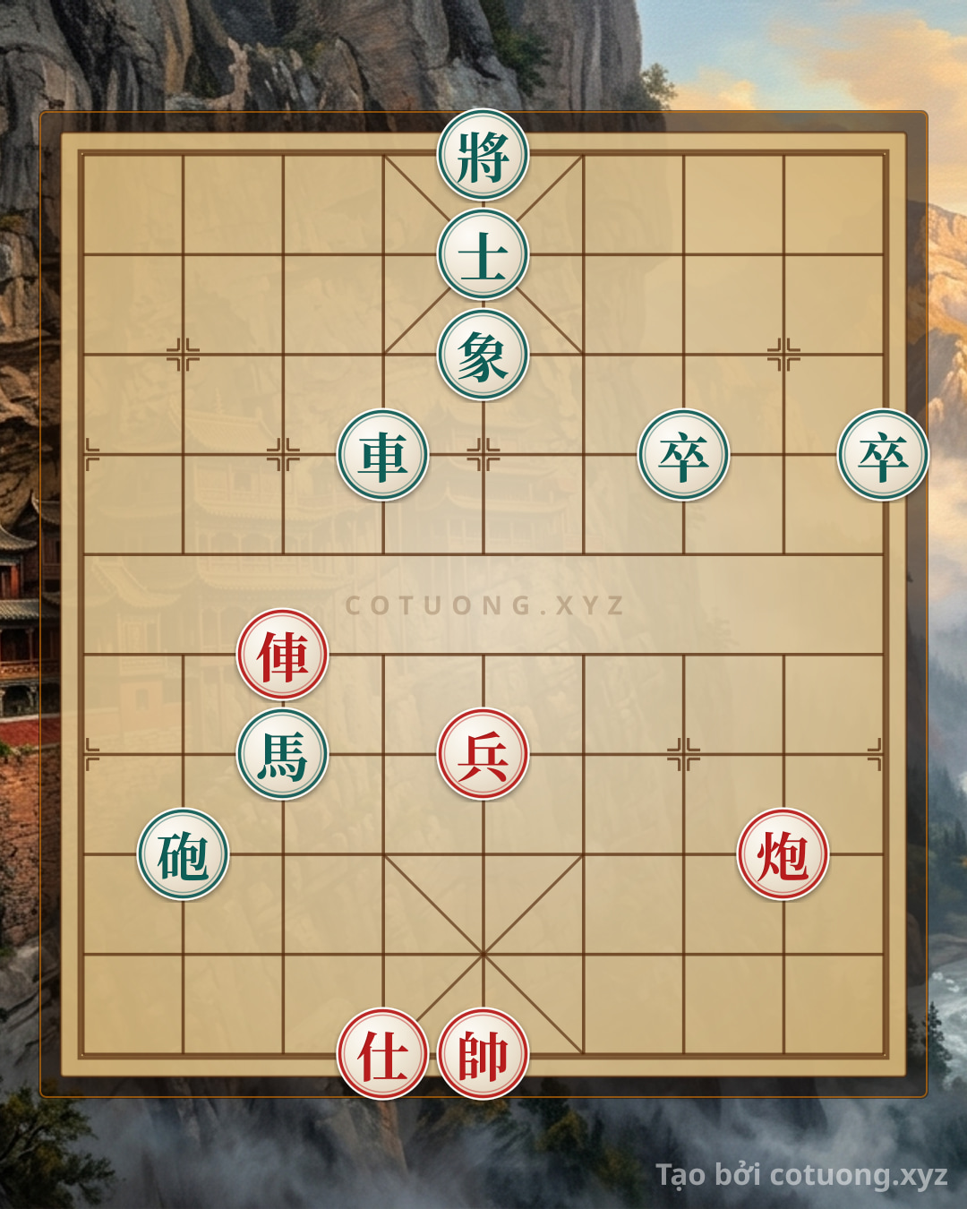 Challenge: Xiangqi: Analysis of Black's Formation on File 5, Rank 10 - Strategic Moves to Control Key Positions - Can you solve it?