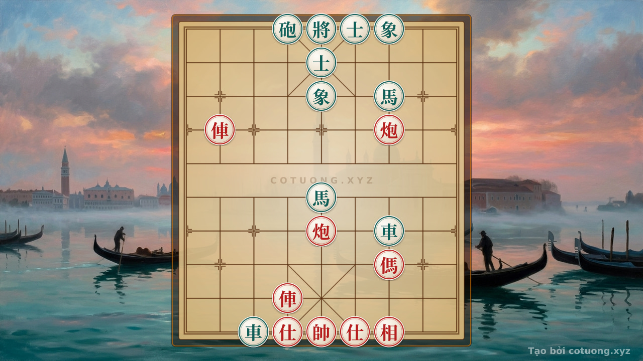 Thế cờ: Classic Checkmate Tactics: 2 Rooks 2 Cannons Horse Defeat 2 Rooks Cannon 2 Horses - Dominate the Game in 3 Moves — Cờ Tướng Online