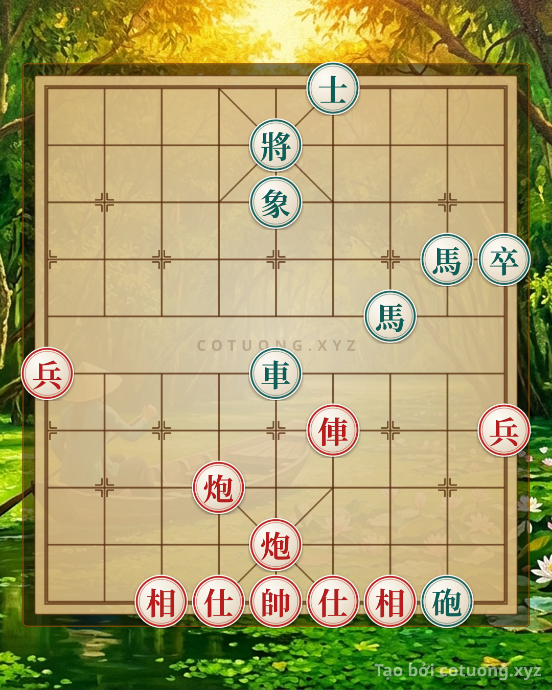 Challenge: The Crimson Symphony: Mastering the Art of Dominance in Grand Xiangqi Battles - Can you solve it?