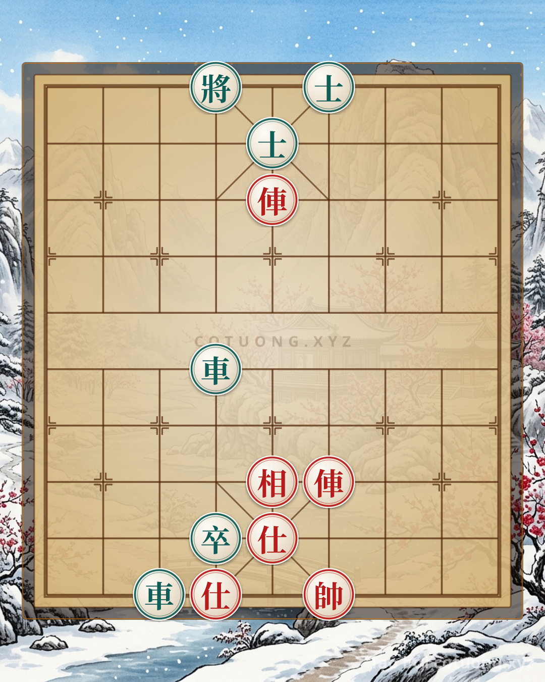 Challenge: Deadly Trap: Red Chariot's 5th File 8th Rank Formation – Sealing the General's Fate - Can you solve it?