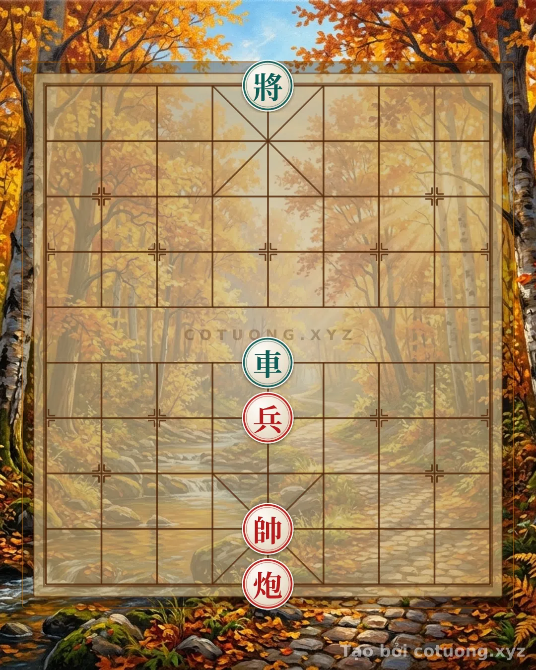 Thế cờ: Xiangqi Master: Black Rook Retreats, Red Cannon Fires Straight, Red Pawn Steps Back - A Cruel Position — Cờ Tướng Online
