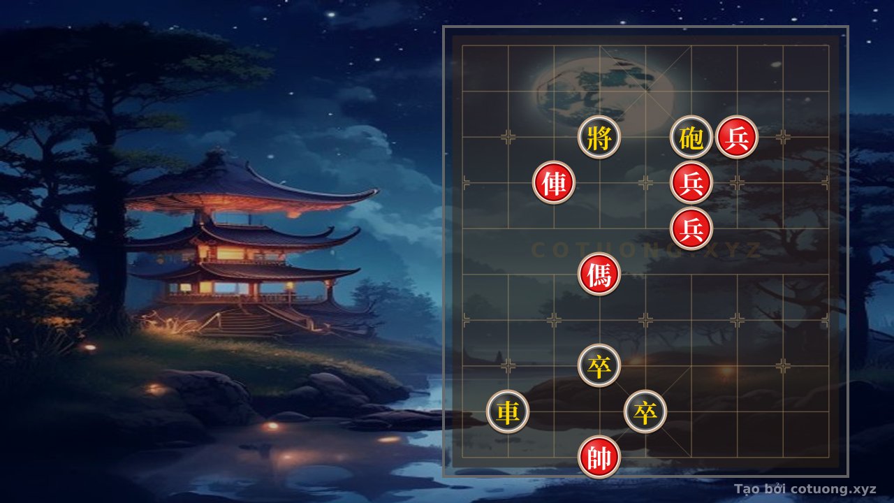 Thế cờ: Defensive Counterattack Strategy: Neutralizing the Red Chariot's Killer Move in theXiangqi Position — Cờ Tướng Online