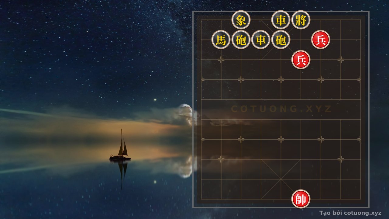 Thế cờ: Xiangqi: Night of the Missing Clock - The Black Chariot's Encirclement, Red Cannon's Waiting Move — Cờ Tướng Online